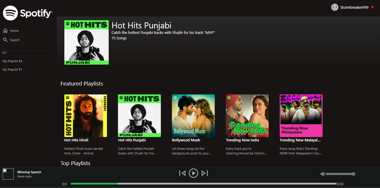 Spotify Clone